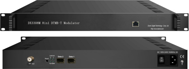 DX3308M IP復(fù)用加擾DTMB調(diào)制器